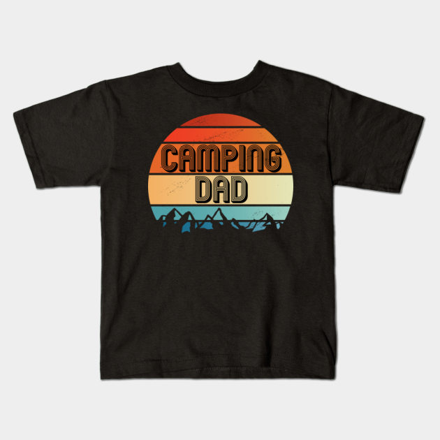 camping dad t shirt